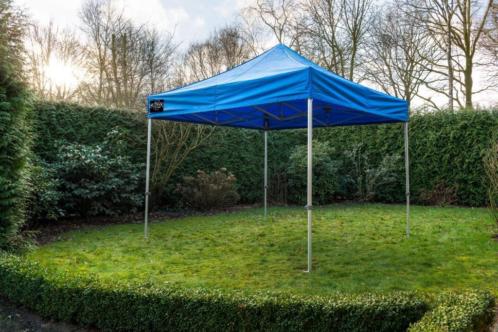 Vouwtent 3x3 Pro 40 Aluminium Easy Up Blauw Grizzly Outdoor