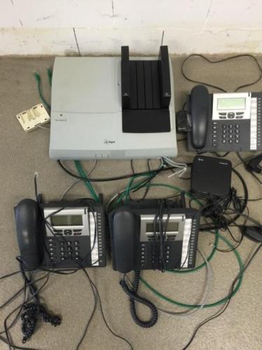 Vox Davos II ISDN centrale met toestellen en IP functie