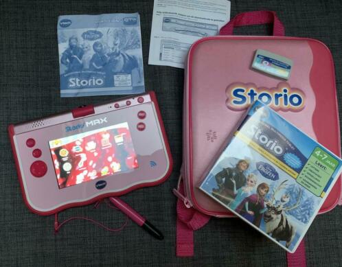 Vtech Storio Max tablet roze inc rugzak frozen spelletje