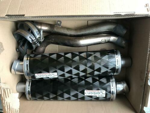 VTR SP1 Two Brothers Carbon uitlaten  DB killers