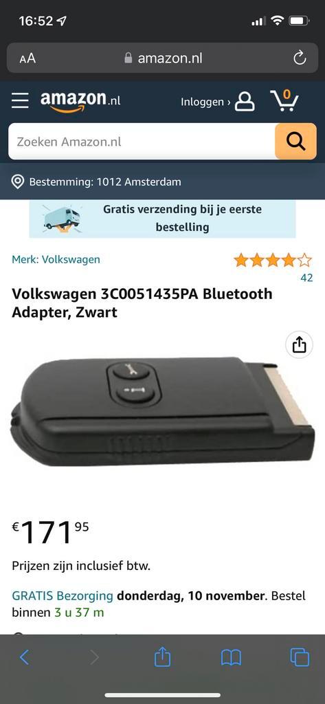 VW BLUETOOTH ADAPTER  3C0051435PA