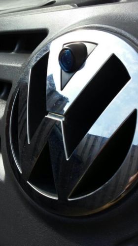 VW camera past in logo