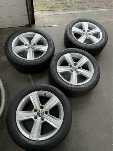 VW Golf 5 6 7 Dover 205 55 16 inch ET46 DUNLOP 5x112 VELGEN