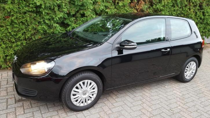 VW Golf 6 1.4 i 16V Trendline Bj. 2009 Zwart Airco ABS etc.