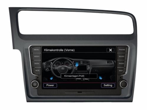 VW golf 7 navigatie 8 inch groot ESX VN810-VW-G7 pasklaar