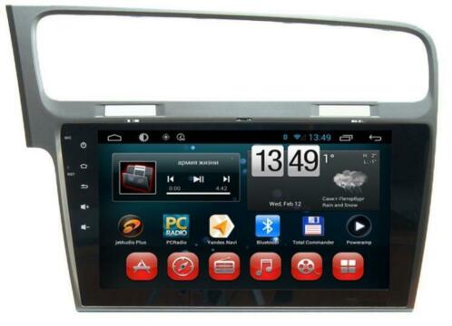 VW golf 7 navigatie carkit 10 inch scherm usb android 10 dab