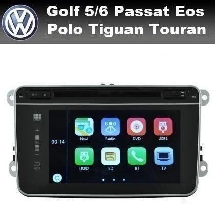 VW Golf Polo Eos 7 inch capacitieve Navigatie DVD USB radio