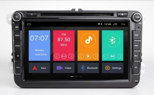 Vw Navigatie Android 8.1 Gratis Camera Polo Golf Passat T5