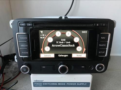 vw navigatie rns 315 met dab compleet set 