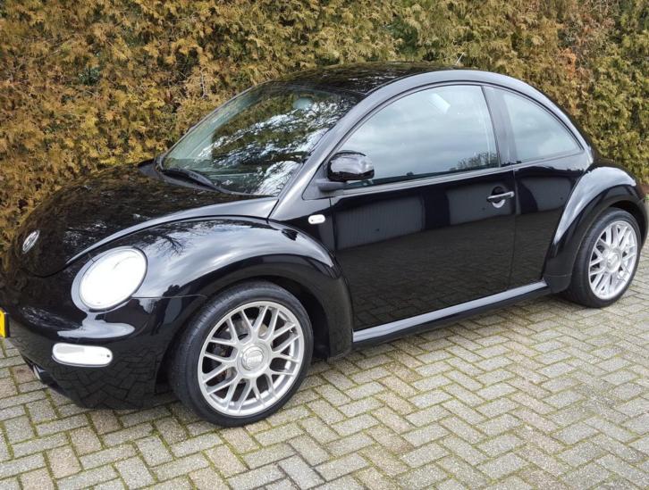 VW New Beetle 1.8 T Zwart 101.000 km Airco CruiseCtrl Etc.