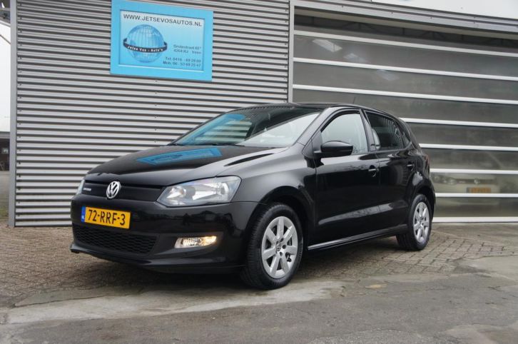 Vw Polo 1.2 TDI 2011 Zwart EXECUTIVE PLUS NAVIGATIE 5 DEURS