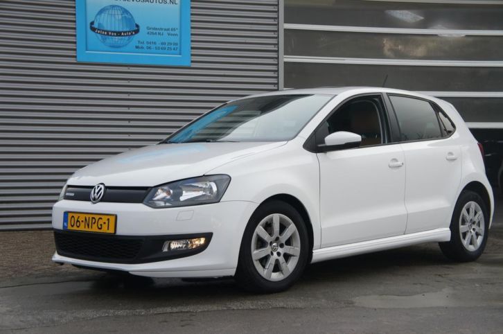 VW Polo 1.2 TDI WIT LEDER SCHUIFDAK ECC VOLLE UITVOERING