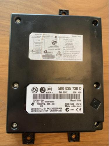 VWSeatSkoda bluetooth module  kabelboom 5K0035730D