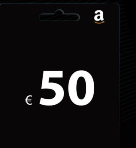 Waardebon Amazon cadeaubon 50  kadobon winkelbon giftcard
