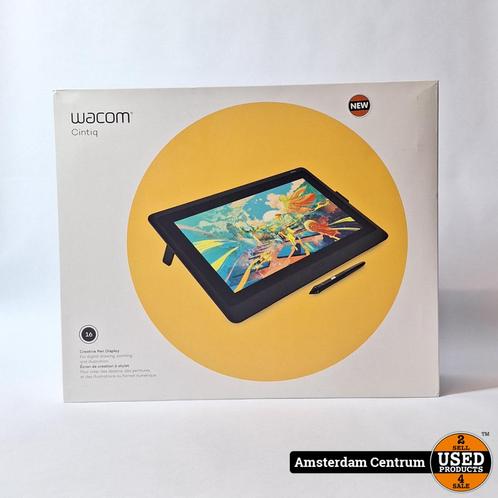 Wacom Cintiq 16 - Tekentablet - 15.6 inch - Zwart - Nieuw in