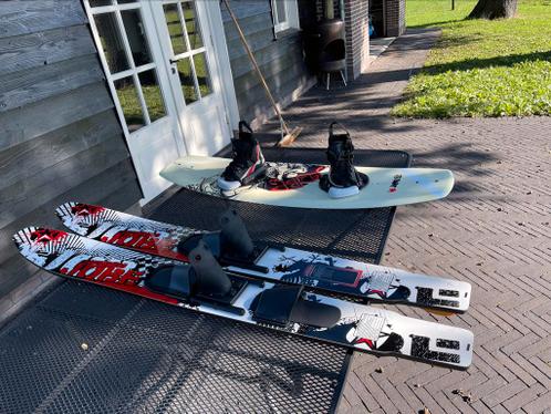 Wakeboard en waterski JOBE set 1x bepruikt NIEUWSTAAT