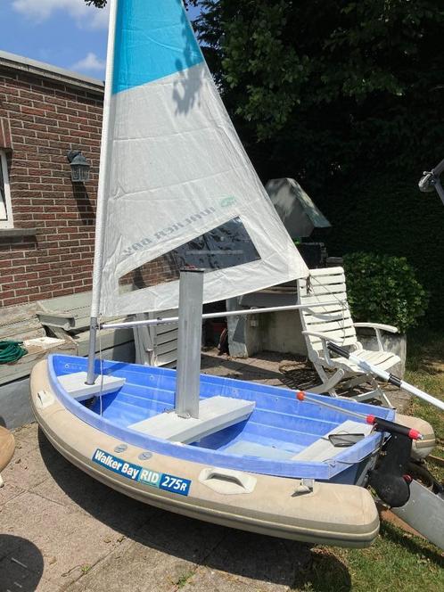 walker bay 8 bijbootje met zeilen