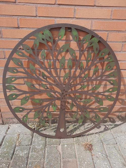 Wanddecoratie Levensboom met Groene Blaadjes 25 cm Nieuw