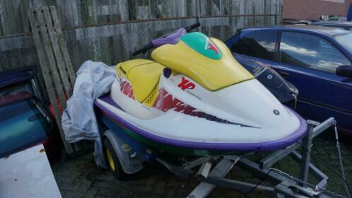 Waterscooter XP met werk en Kawasaki Jetski 750cc