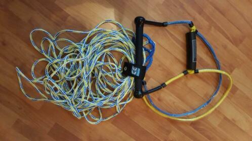  Waterski lijn blauw geel Cutting Edge 
