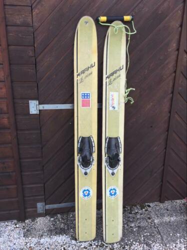 Waterski039s voor de beginner. Houten retro model uit de USA