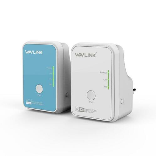 Wavlink AV500 Powerline editieset LAN en WIFI netwerk.