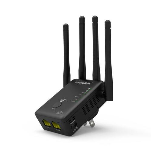 Wavlink D4 - AC1200 Wifi router repeater signaalversterker.
