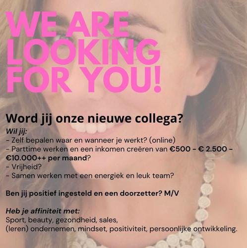We are looking for you 