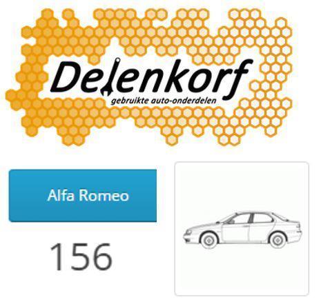 Webshop gebruikte onderdelen Alfa 156 - DELENKORF.nl