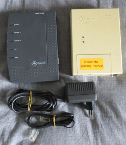 Webvox Kpn 25 5260 modem met adapter