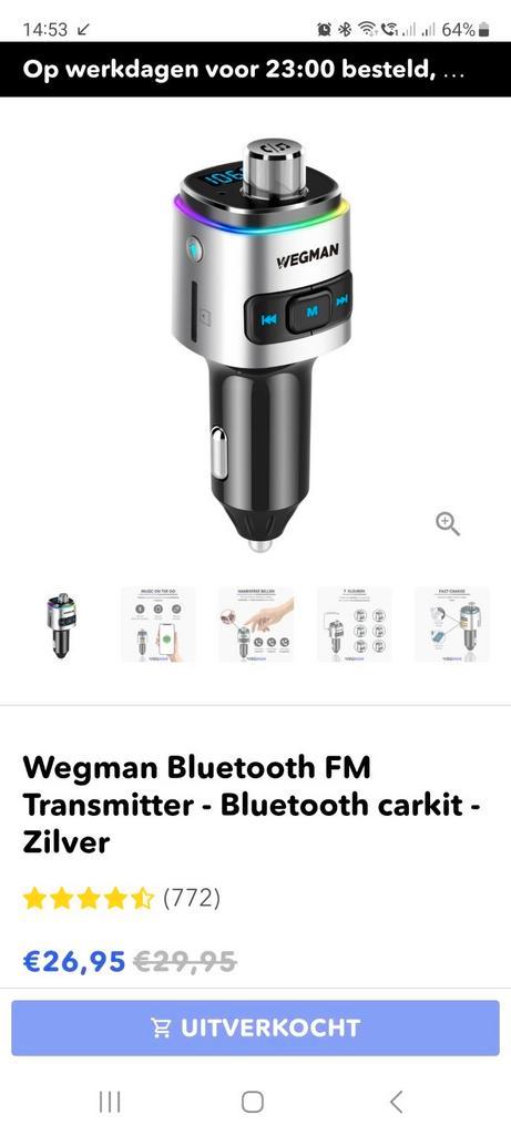 Wegman Bluetooth FM transmitter