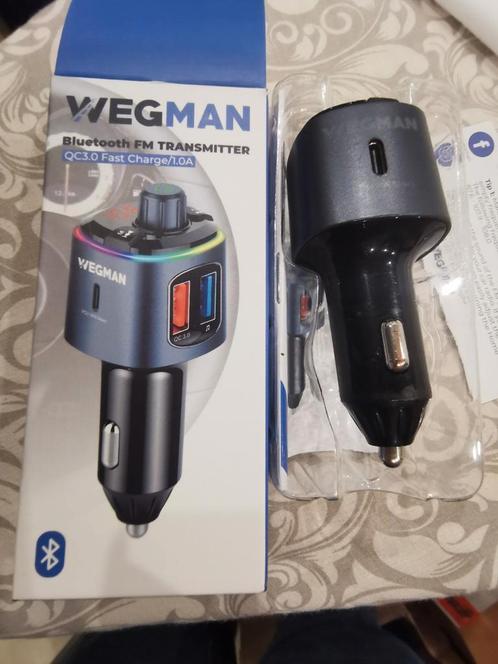 Wegman FM Bluetooth Autolader USB en USB-C