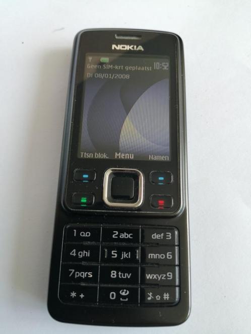 WEGWEG ALS NIEUW IN DOOS NOKIA 6300 ZWART ORIGINEEL GSM