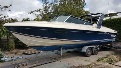 Wellcraft Excelibur 26 Cuddy 8 mtr incl trailer geen motor