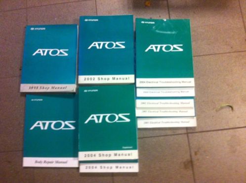 Werkplaatshandboek serie Hyundai Atos vanaf 1998 