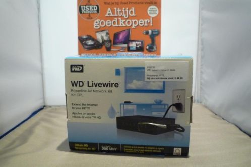 Western Digital Livewire Powerline AV Network Kit - Nieuw