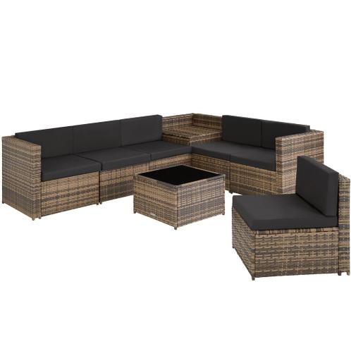 Wicker loungeset Verona - natuur