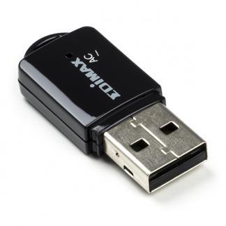 WiFi dongle - Edimax (USB A, Dual band, 2.45 GHz, AC600)