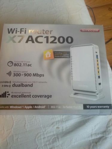 WiFi router X7 AC 1200 SITECOM