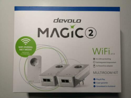 Wifi versterker Devolo Magic 2, nog 1,5 jaar garantie