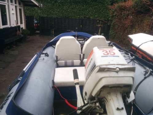 Wiking Komet GTS 410 rubberboot met iets werk