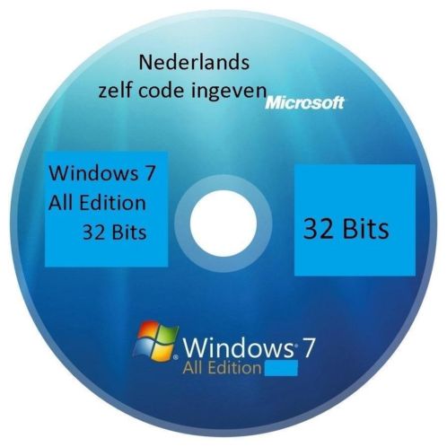 Win 7 SP1 AIO 32 Bit Nederlands - Eigen productcode Gebruike