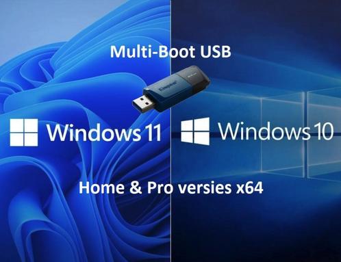Windows 10 amp 11 Multi Boot Installatie amp Herstel USB