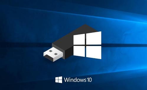 Windows 10 bootable installatie USB stick metal