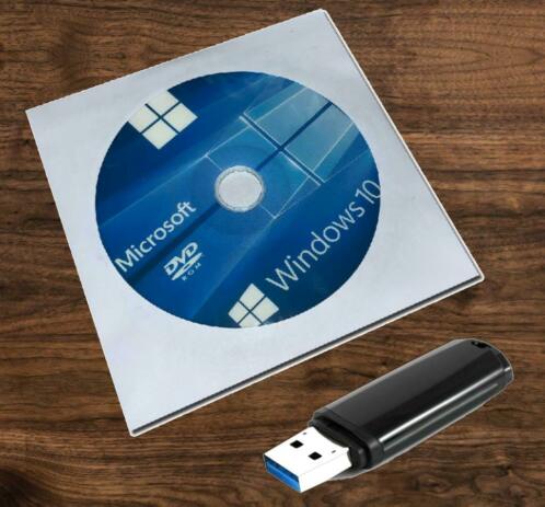 Windows 10 CD  Windows 10 USB stick  Windows 10 DVD