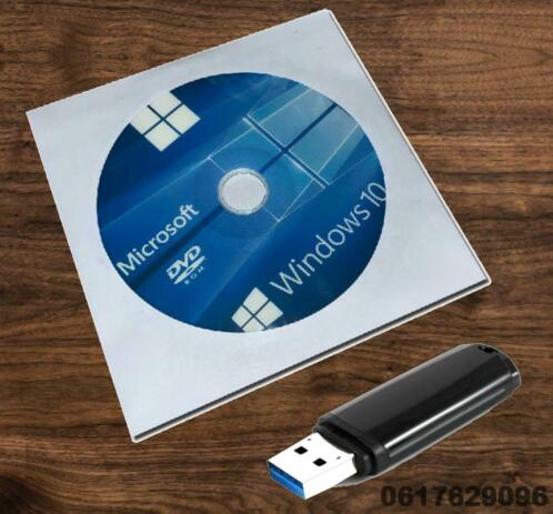 Windows 10 CD  Windows 10 USB stick  Windows 10 DVD