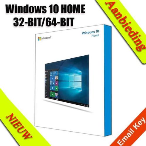 Windows 10 Home - 32-bit64-bit - NL - 1 pc Licentie 