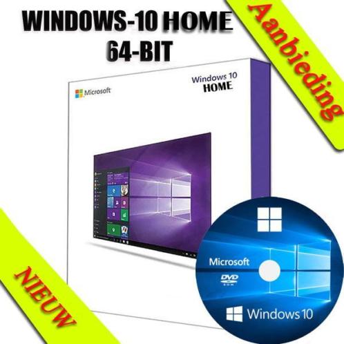 windows 10 home (64-bit) licentie  dvd licentie