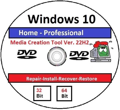 Windows 10 Home DVD amp Windows 10 Prof DVD ( Versie 22H2 )