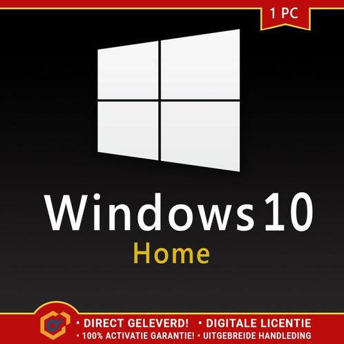 Windows 10 Home Licentie Key Code 32  64bits  Online